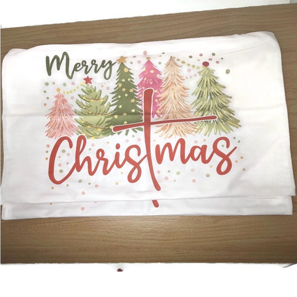 Set of 2 Christmas Tree Pillow COVERS